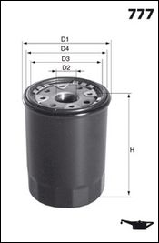 MECAFILTER Õlifilter ELH4249