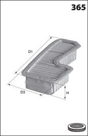 MECAFILTER Õhufilter ELP9066