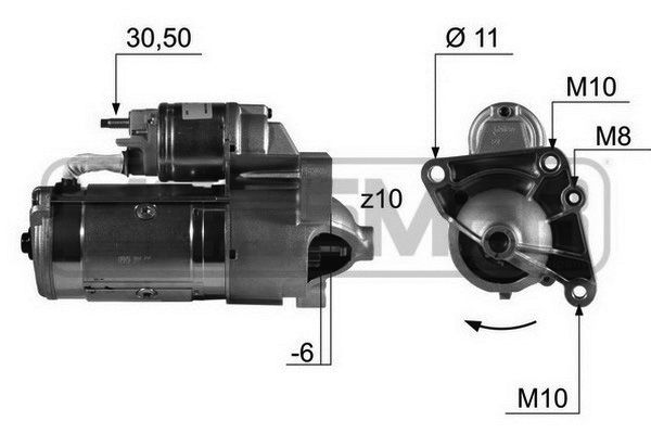 MESSMER Starter 220444