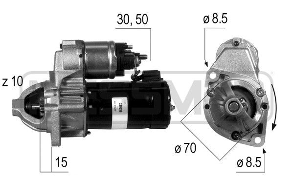 MESSMER Starter 220536