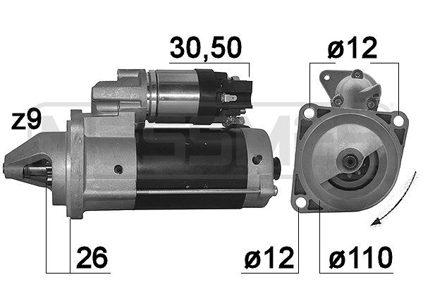 MESSMER Starter 220550