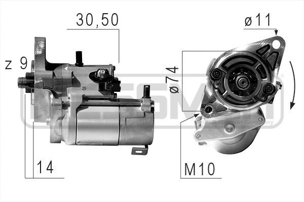 MESSMER Starter 220652