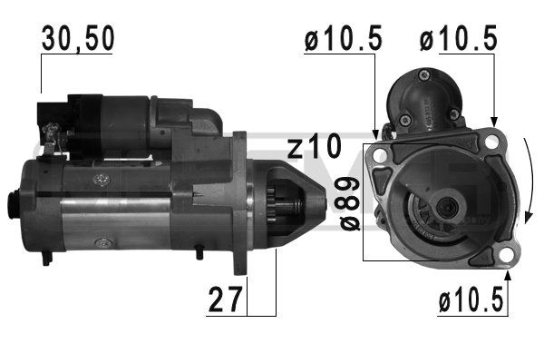 MESSMER Starter 220751