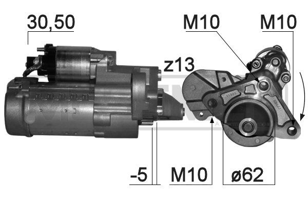 MESSMER Starter 220836