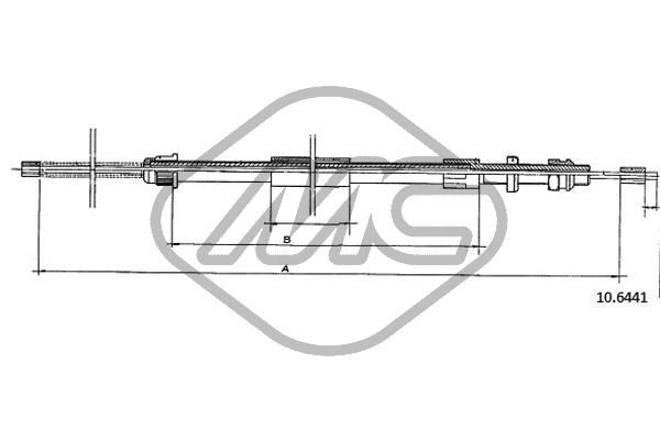 METALCAUCHO Tross,seisupidur 82808