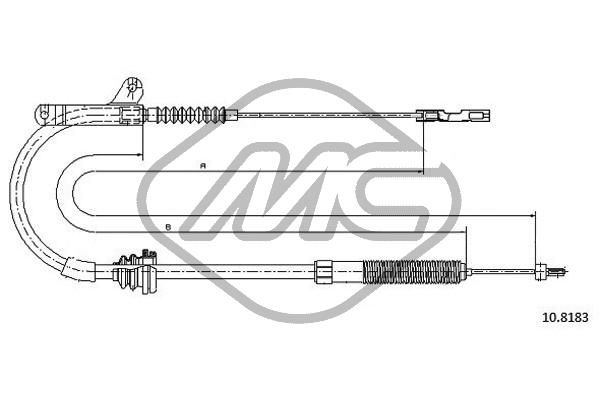 METALCAUCHO Tross,seisupidur 83569