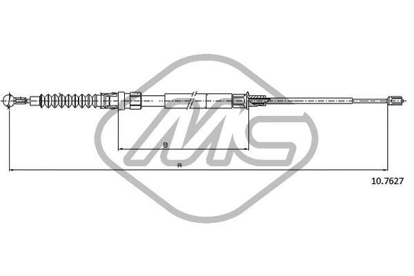 METALCAUCHO Tross,seisupidur 83766