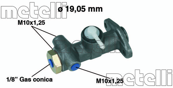 METELLI Главный тормозной цилиндр 05-0001