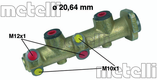 METELLI Главный тормозной цилиндр 05-0136