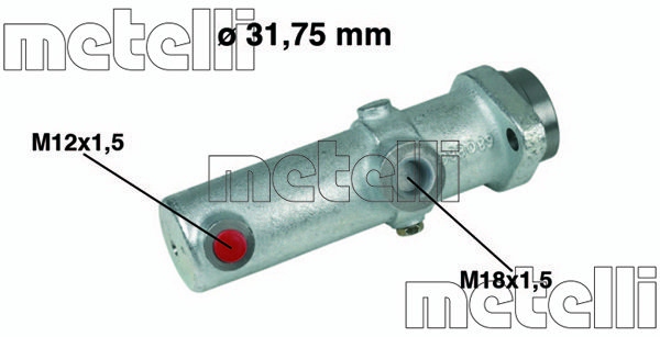 METELLI Peapiduri silinder 05-0151