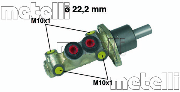 METELLI Главный тормозной цилиндр 05-0219