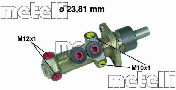 METELLI Главный тормозной цилиндр 05-0223