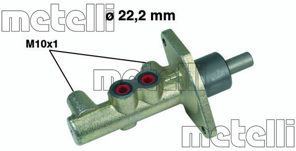 METELLI Главный тормозной цилиндр 05-0261