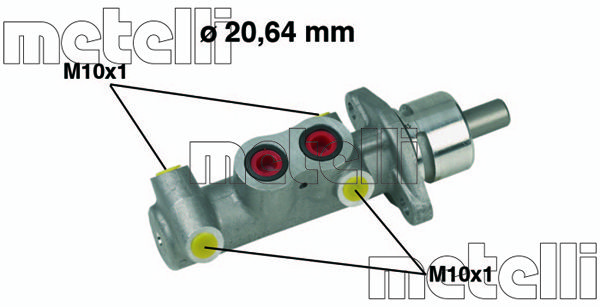 METELLI Главный тормозной цилиндр 05-0289