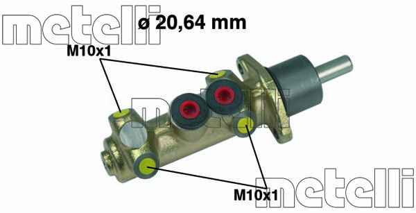 METELLI Главный тормозной цилиндр 05-0300