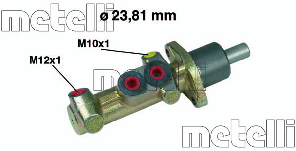 METELLI Главный тормозной цилиндр 05-0386