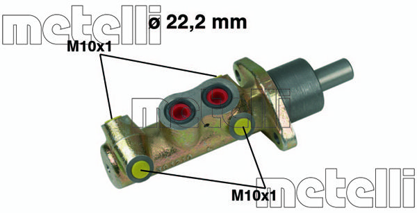 METELLI Главный тормозной цилиндр 05-0442