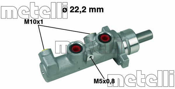 METELLI Главный тормозной цилиндр 05-0471