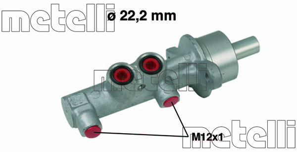 METELLI Главный тормозной цилиндр 05-0540