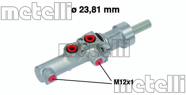 METELLI Главный тормозной цилиндр 05-0550