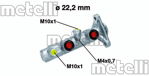 METELLI Peapiduri silinder 05-0591