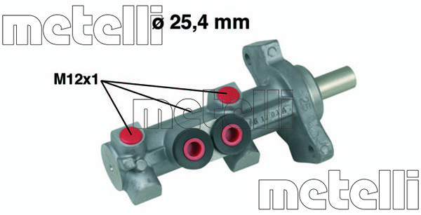 METELLI Главный тормозной цилиндр 05-0618