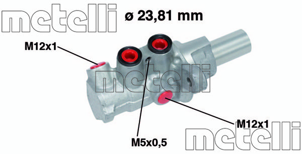 METELLI Главный тормозной цилиндр 05-0749