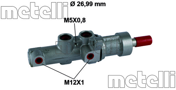 METELLI Главный тормозной цилиндр 05-0867