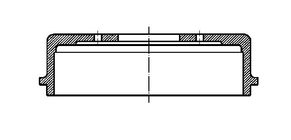 METELLI Тормозной барабан 18-0024