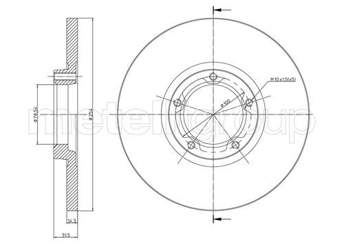 METELLI Piduriketas 23-0163