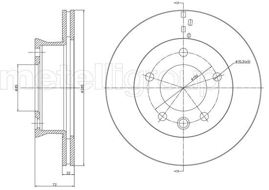 METELLI Piduriketas 23-0995