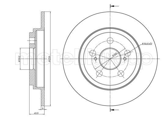 METELLI Piduriketas 23-1309C