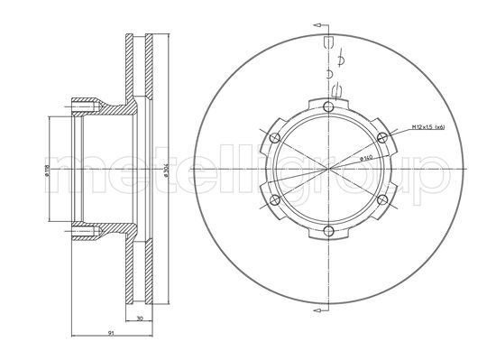 METELLI Piduriketas 23-1715