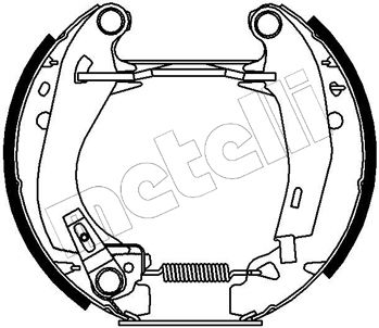 METELLI Piduriklotside komplekt 51-0009