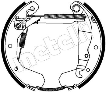 METELLI Piduriklotside komplekt 51-0121