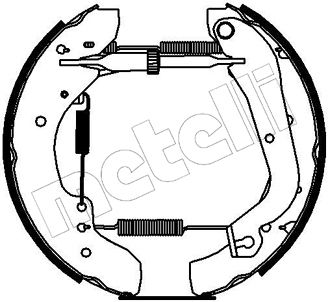 METELLI Piduriklotside komplekt 51-0139