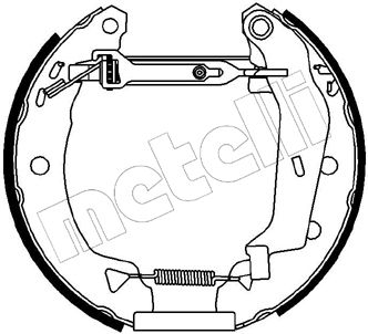 METELLI Piduriklotside komplekt 51-0157