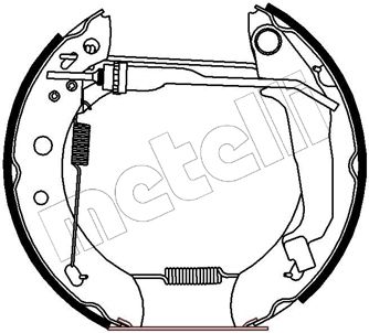 METELLI Piduriklotside komplekt 51-0174