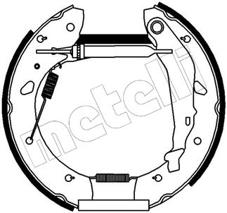 METELLI Piduriklotside komplekt 51-0179