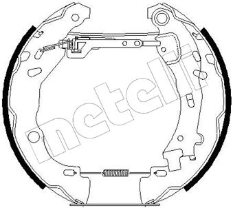 METELLI Piduriklotside komplekt 51-0188