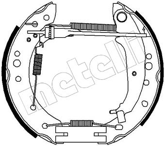 METELLI Piduriklotside komplekt 51-0214