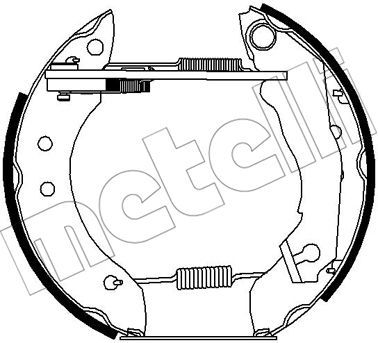 METELLI Piduriklotside komplekt 51-0242