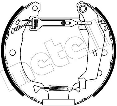 METELLI Piduriklotside komplekt 51-0402