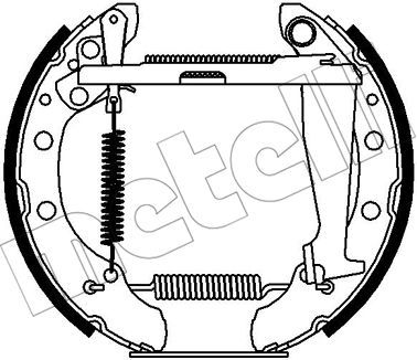 METELLI Piduriklotside komplekt 51-0414