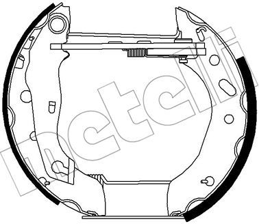 METELLI Piduriklotside komplekt 51-0423