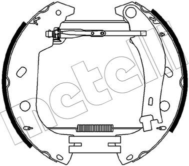 METELLI Piduriklotside komplekt 51-0426