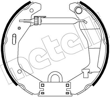 METELLI Piduriklotside komplekt 51-0450