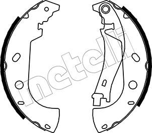 METELLI Piduriklotside komplekt 53-0075