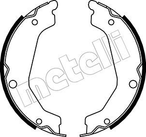 METELLI Piduriklotside komplekt,seisupidur 53-0183