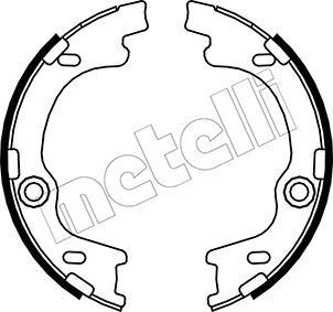METELLI Комплект тормозных колодок, стояночная тормозная с 53-0185